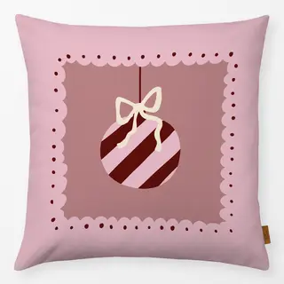 Kissen burgundy rosa