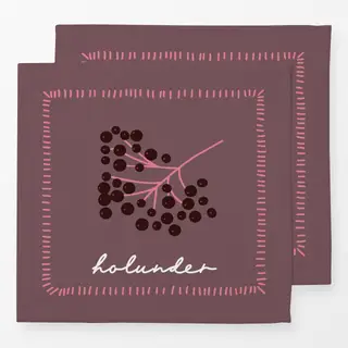 Servietten Autumn Berries Holunder 2