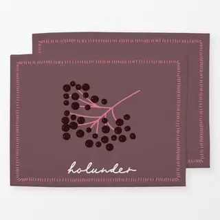 Tischset Autumn Berries Holunder 2
