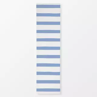 Tischläufer Streifen meeresblau