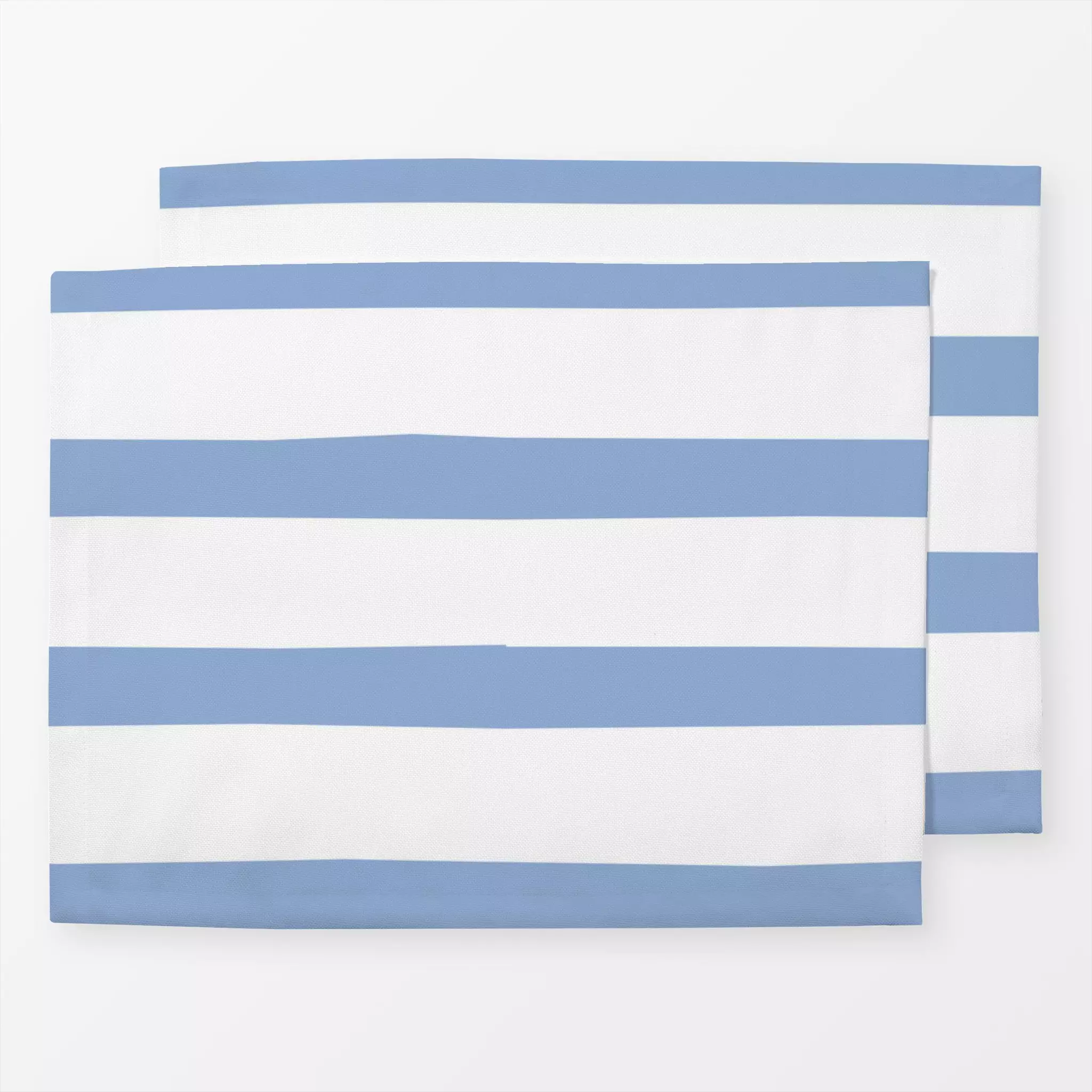 Tischset Streifen meeresblau, gemustert, Sommer, von Carolin Vonhoff