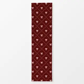 Tischläufer bordeaux rot rosa