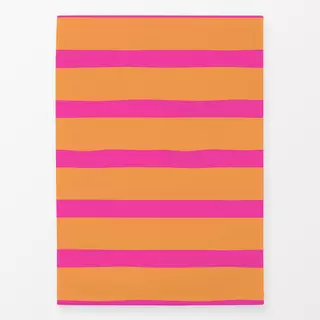 Geschirrtücher Streifen orange pink
