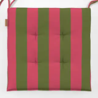 Sitzkissen Cabana stripes oliv berry
