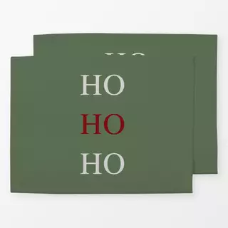 Tischset Cosy Christmas HO HO HO
