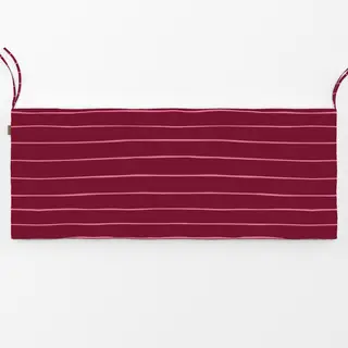 Bankauflage rot rosa