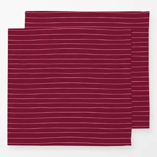 Servietten Streifen beige grün rot rosa