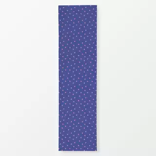 Tischläufer Herzen Muster blau rosa