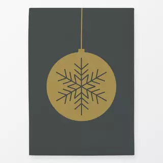 Geschirrtücher Weihnachtskugel Schneeflocke