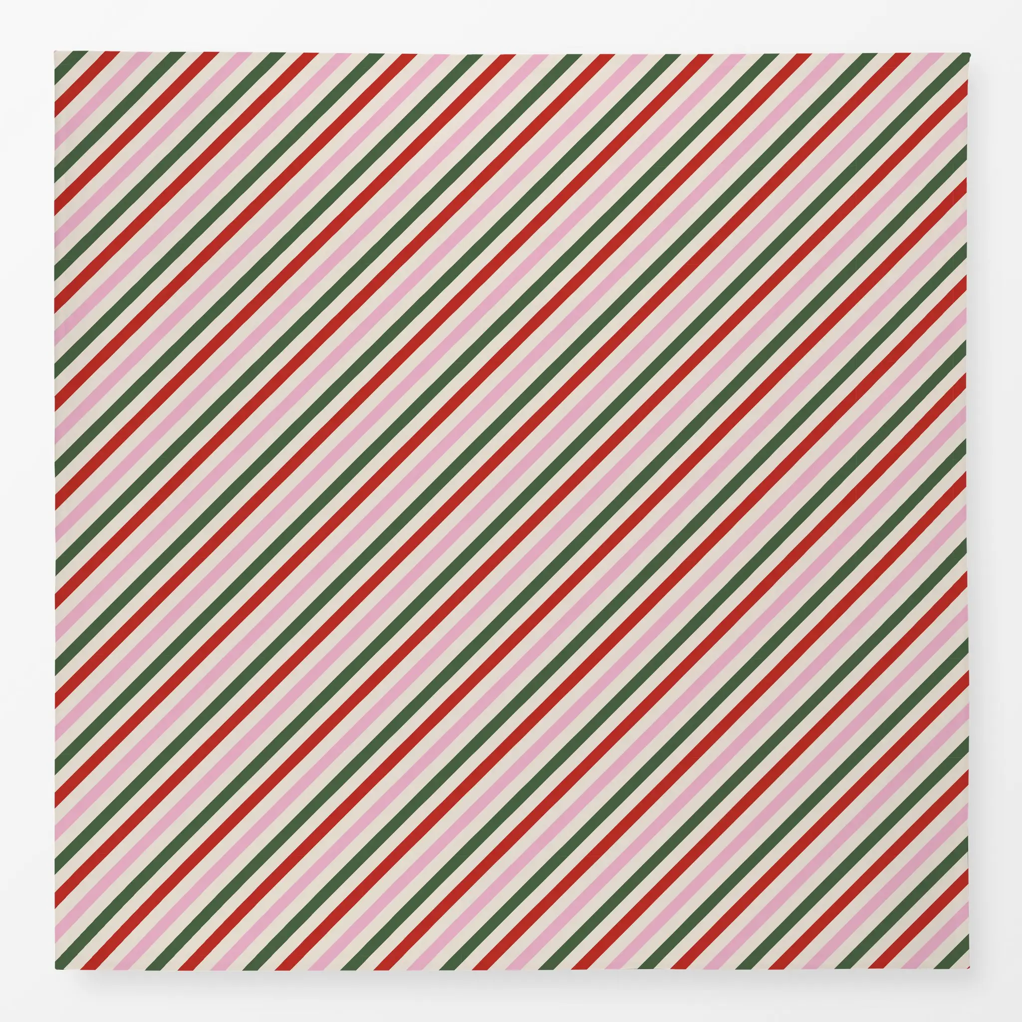 Tischdecke Streifen diagonal xmas - Weihnachten, Winter, Symbole & Muster - von „Carolin Vonhoff"; Streifen, rosa, Weihnacht...