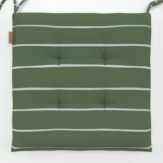 Sitzkissen Streifen beige grün