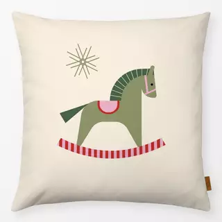 Kissen Hej Santa Schaukelpferd
