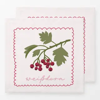 Servietten Autumn Berries Weissdorn