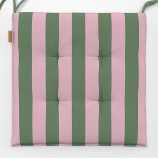 Sitzkissen hellgrün rosa