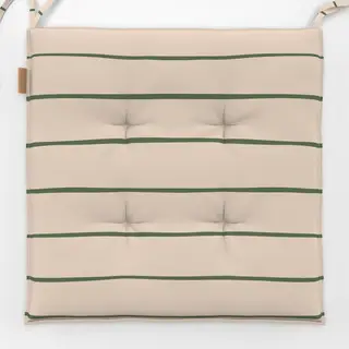 Sitzkissen beige grün