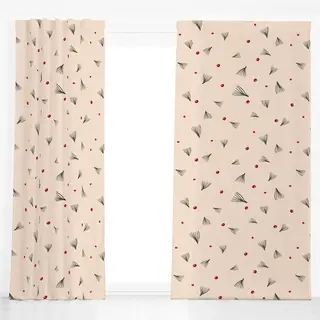 Dekovorhang beige