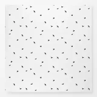 Tischdecke Schwalben schwarz-weiss