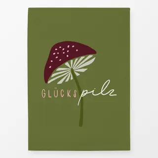 Geschirrtücher Glückspilz burgundy oliv
