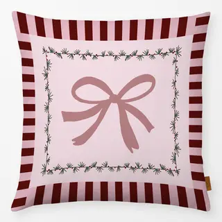 Kissen bordeaux rot rosa