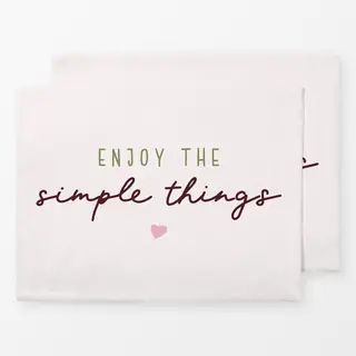 Tischset Enjoy the simple things