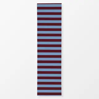 Tischläufer Cabana Streifen blau burgundy