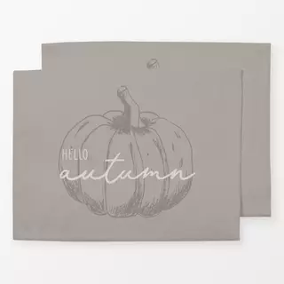Tischset Hello Autumn Kürbis