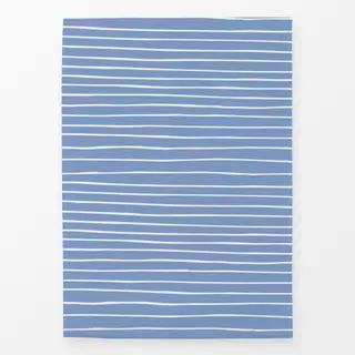 Geschirrtücher Streifen klein blau weiss