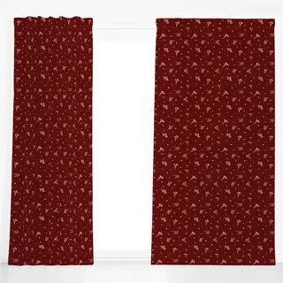 Dekovorhang bordeaux rot