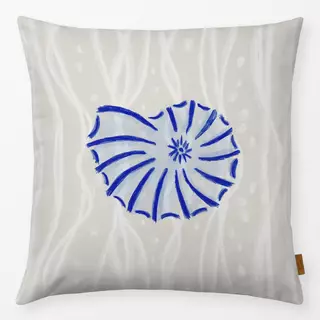 Kissen Vibrant Summer Muschel 3 blau