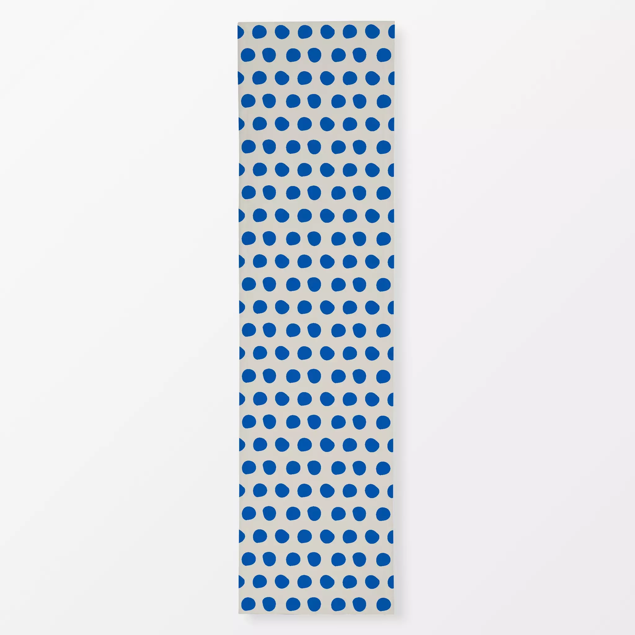 Tischläufer Muster Punkte beige blau - Weihnachten, Symbole & Muster - von „Carolin Vonhoff"; Muster, Punkte, kleingemustert...