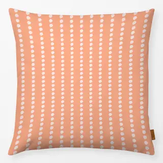Kissen Coastal summer Punkte apricot