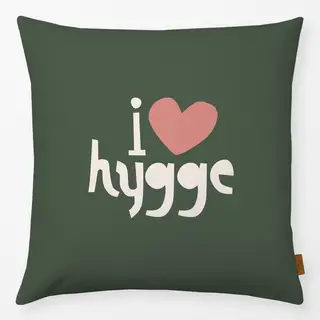 Kissen i love hygge