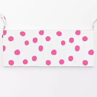Bankauflage Punkte Pink