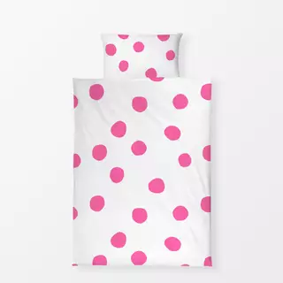 Bettwäsche Punkte Pink