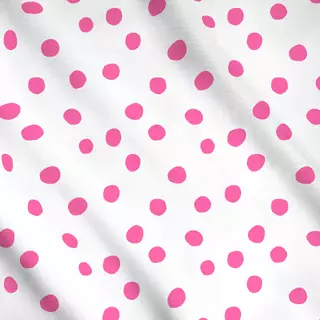 Meterware Punkte Pink