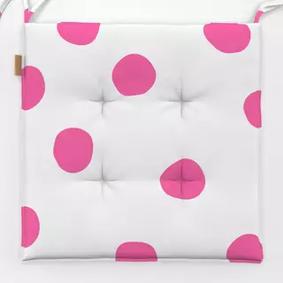 Sitzkissen Punkte Pink