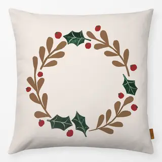 Kissen Weihnachtskranz