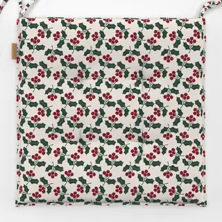 Sitzkissen Muster Misteln und Beeren