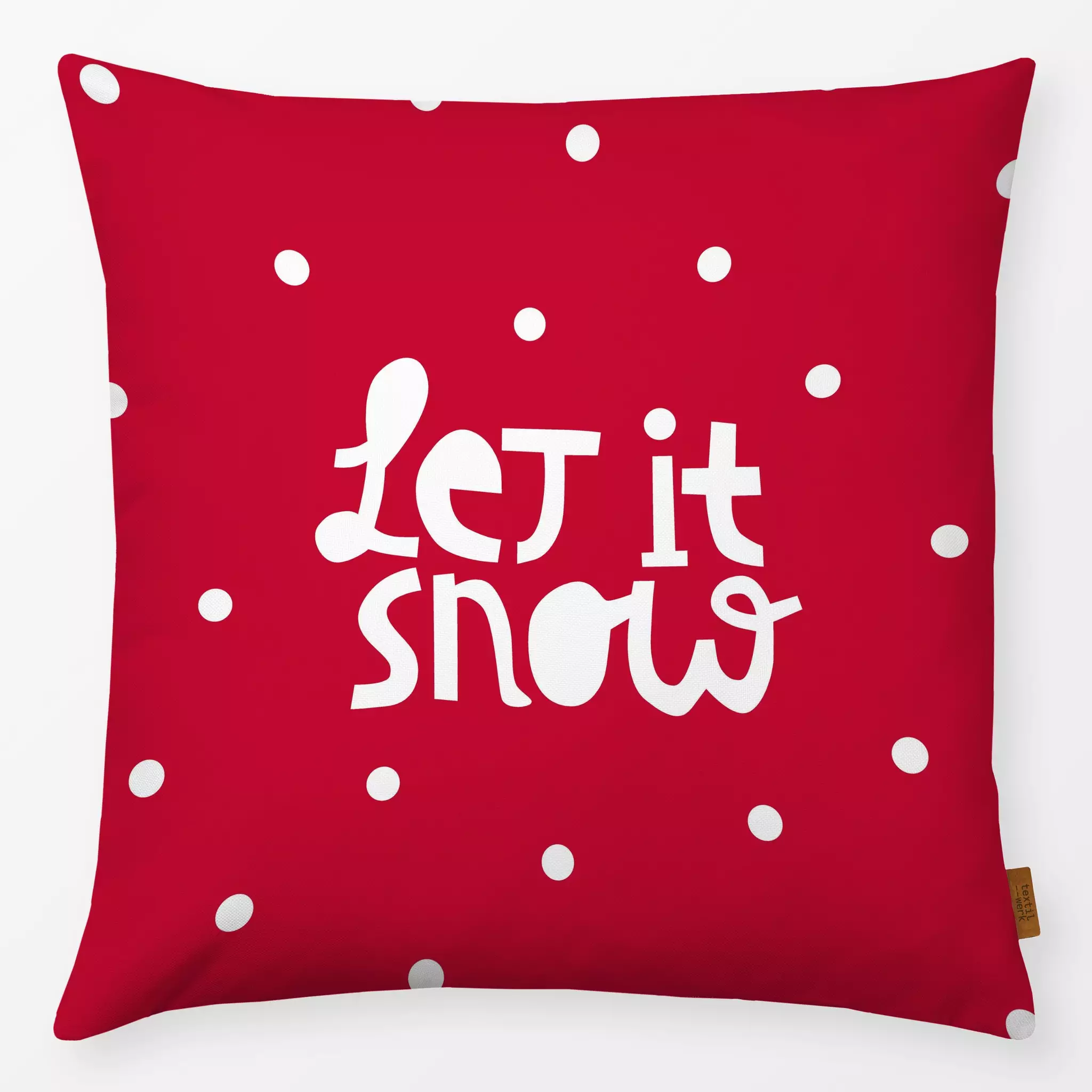 Kissen Kissen Let it snow