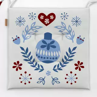 Sitzkissen Weihnachtskugel