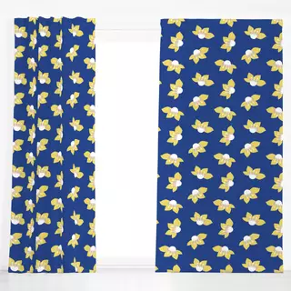 Dekovorhang Gelbe Blume