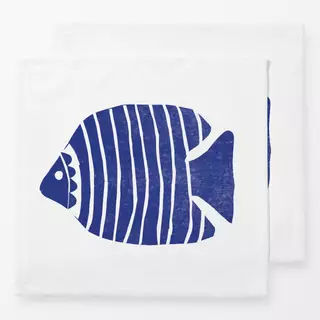 Servietten Gestreifter Fisch