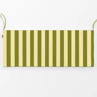 Bankauflage colors stripes Olive & Butter