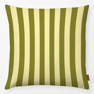 Kissen colors stripes Olive & Butter