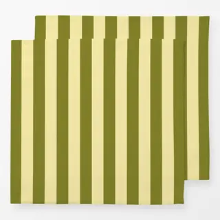 Servietten colors stripes Olive & Butter