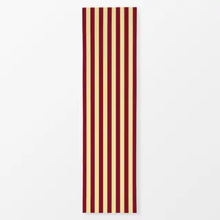Tischläufer colors stripes Bordeaux & Butter