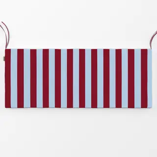 Bankauflage colors stripes Bordeaux & Eis