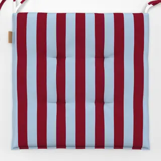Sitzkissen colors stripes Bordeaux & Eis