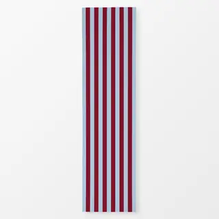 Tischläufer colors stripes Bordeaux & Eis
