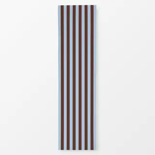 Tischläufer colors stripes Mahagoni & Eis